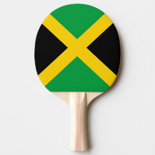 Raquette De Ping Pong Drapeau de la Jamaïque