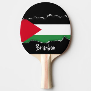 Raquette De Ping Pong Drapeau de la Palestine
