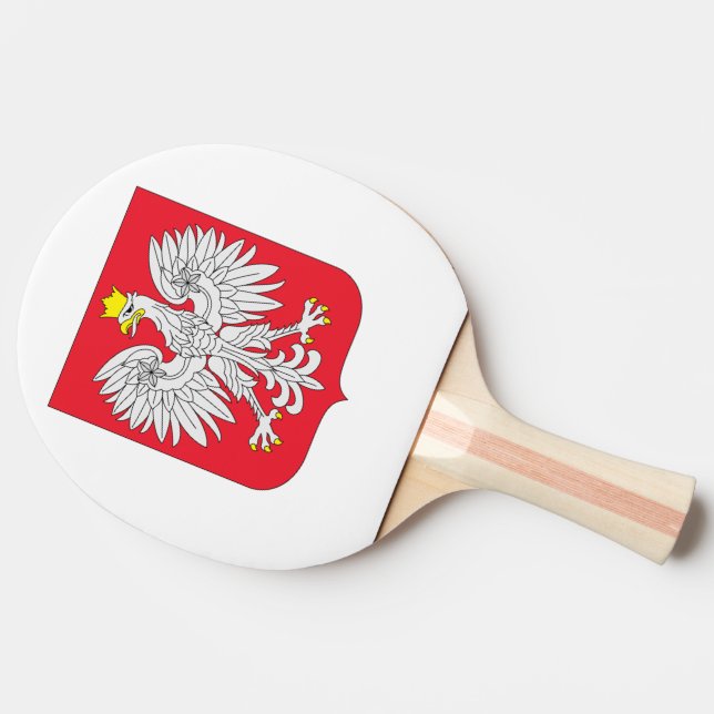 Raquette De Ping Pong Drapeau de la Pologne (Côté)