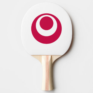 Raquette De Ping Pong Drapeau de la préfecture d'Okinawa, Japon