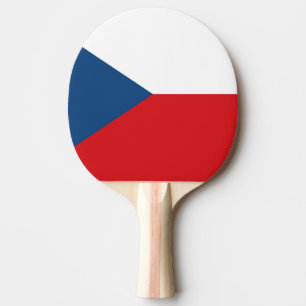 Raquette De Ping Pong Drapeau de la République tchèque
