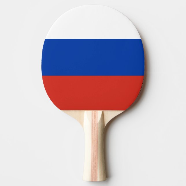 Raquette De Ping Pong Drapeau de la Russie (Devant)