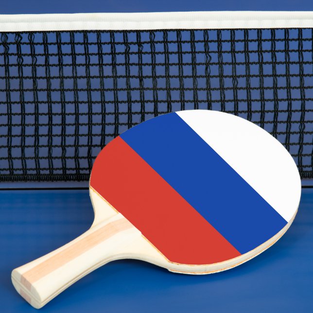 Raquette De Ping Pong Drapeau de la Russie (Insitu)