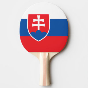 Raquette De Ping Pong Drapeau de la Slovaquie