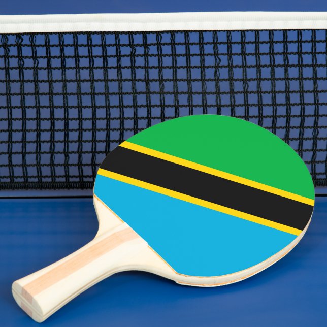 Raquette De Ping Pong Drapeau de la Tanzanie (Insitu)