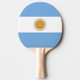 Raquette De Ping Pong Drapeau de l'Argentine Ping Pong Paddle