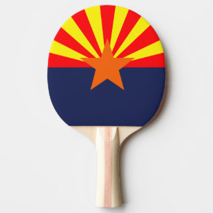 RAQUETTE DE PING PONG DRAPEAU DE L'ARIZONA