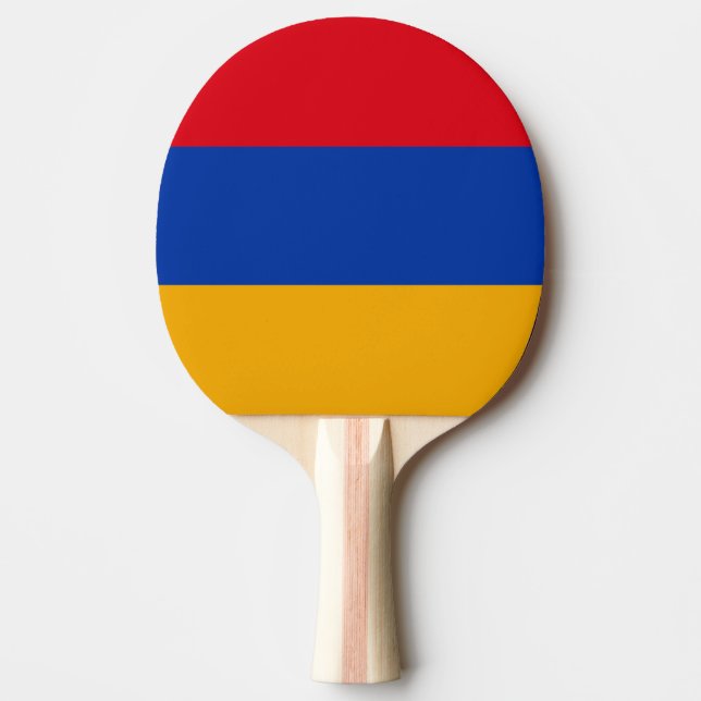 Raquette De Ping Pong Drapeau de l'Arménie (Devant)