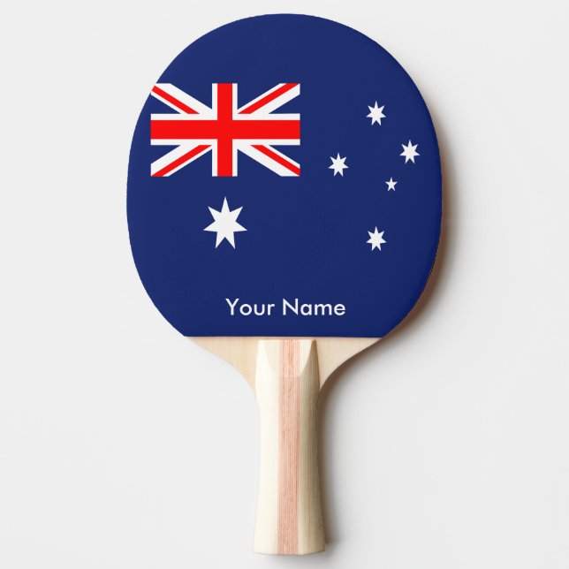 Raquette De Ping Pong Drapeau de l'Australie (Devant)