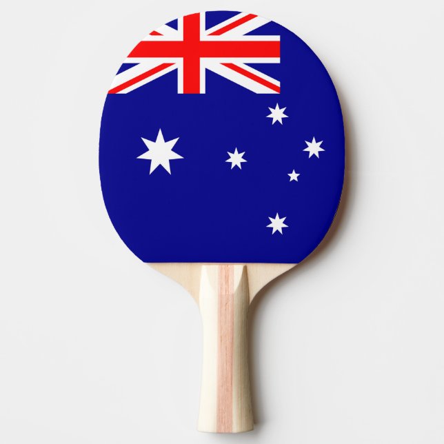 Raquette De Ping Pong Drapeau de l'Australie (Devant)