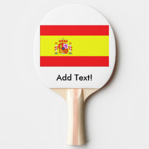 Raquette De Ping Pong Drapeau de l'Espagne