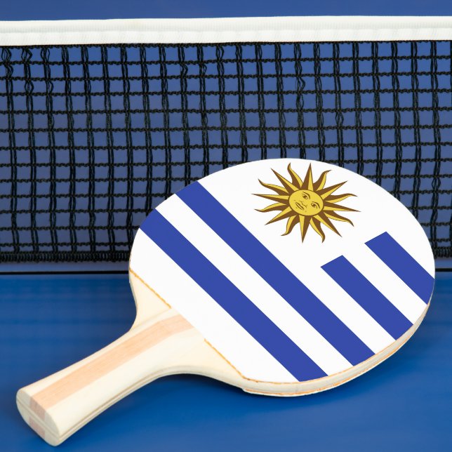 Raquette De Ping Pong drapeau de l'Uruguay (Insitu)