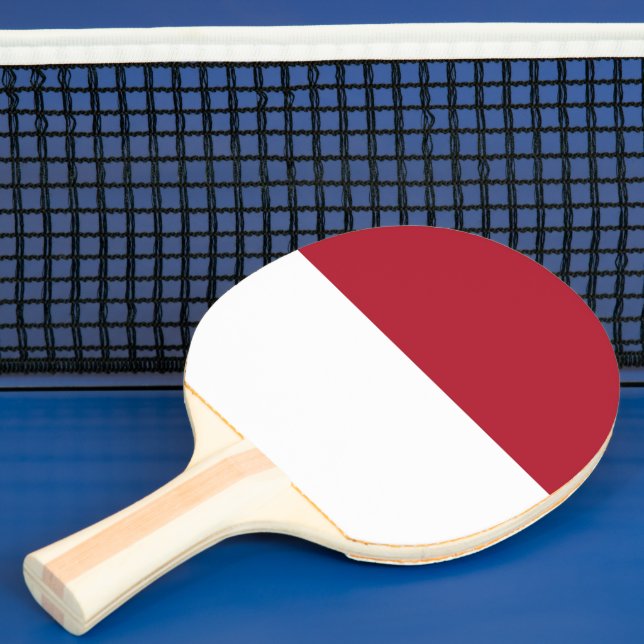 Raquette De Ping Pong Drapeau de Monaco (Insitu)