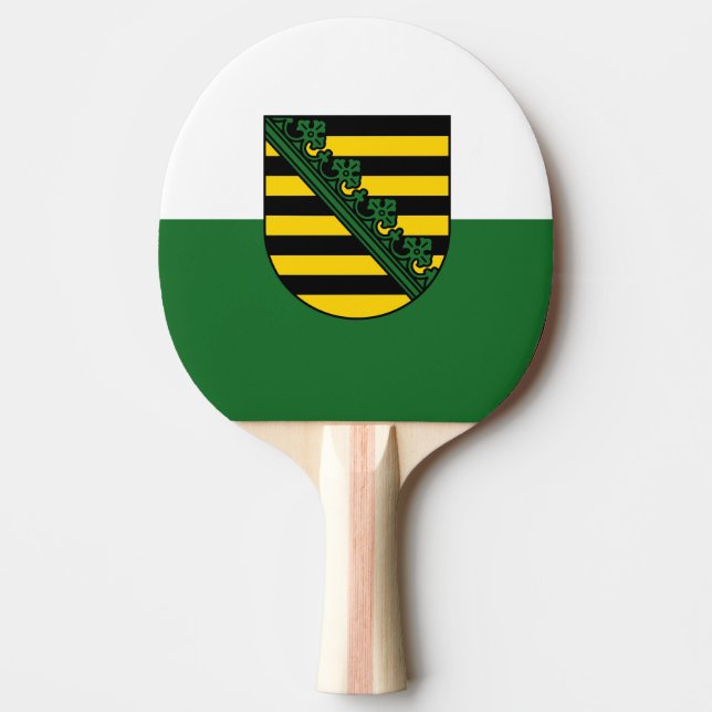 Raquette De Ping Pong Drapeau de Saxe Ping-Pong Paddle (Devant)