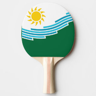 Raquette De Ping Pong Drapeau de Spokane, Washington