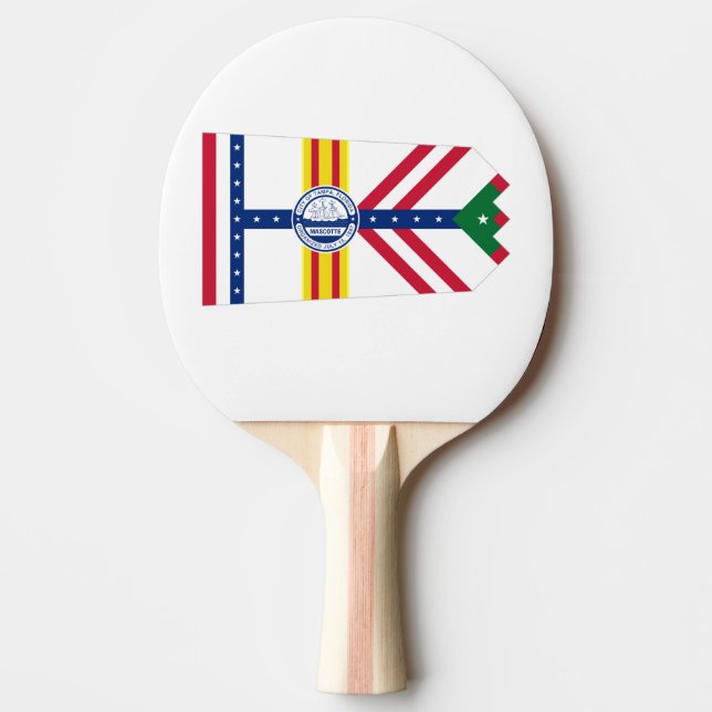 Raquette De Ping Pong Drapeau de Tampa, Floride Ping-Pong Paddle (Devant)