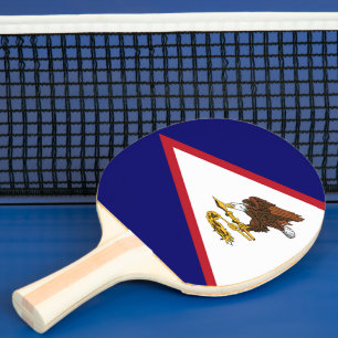 Raquette De Ping Pong Drapeau des Samoa américaines