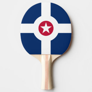 Raquette De Ping Pong Drapeau d'Indianapolis, Indiana Ping Pong Paddle