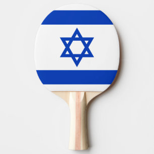 Raquette De Ping Pong Drapeau d'Israël Ping Pong Paddle