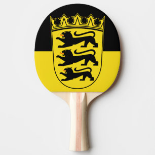 Raquette De Ping Pong Drapeau du Bade-Wurtemberg Ping-Pong