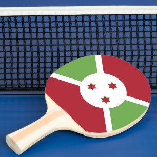 Raquette De Ping Pong Drapeau du Burundi