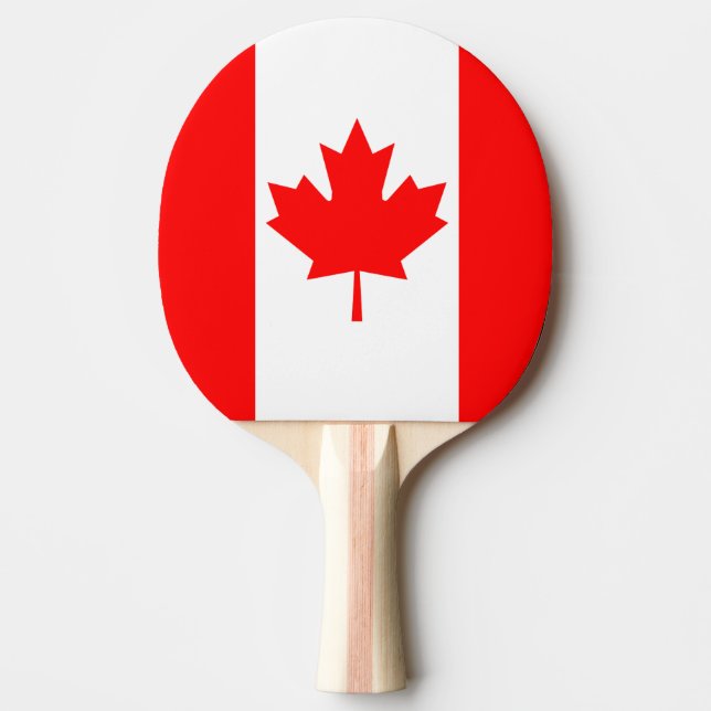 Raquette De Ping Pong Drapeau du Canada (Devant)