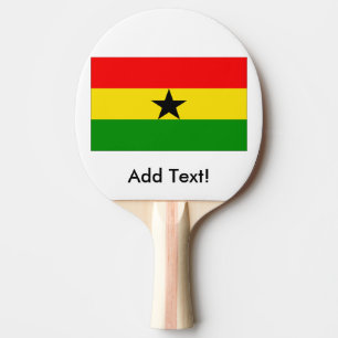Raquette De Ping Pong Drapeau du Ghana