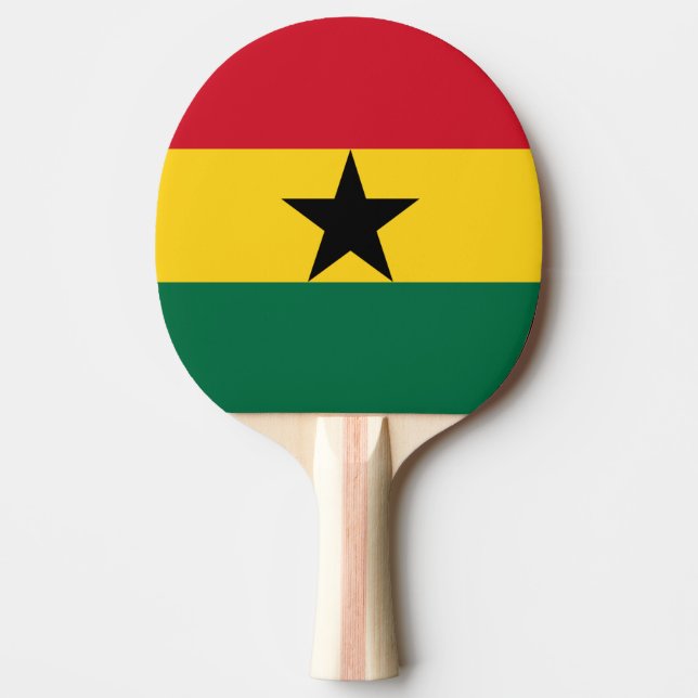 Raquette De Ping Pong Drapeau du Ghana (Devant)