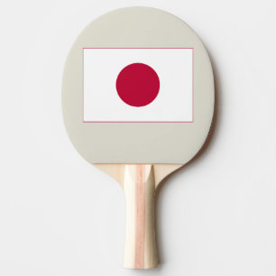 Raquette De Ping Pong Drapeau du Japon : Hinomaru, Nisshōki, Soleil leva