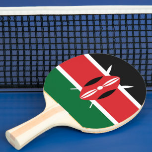 Raquette De Ping Pong Drapeau du Kenya