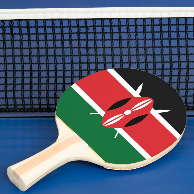 Raquette De Ping Pong Drapeau du Kenya (Insitu)