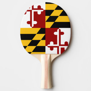 Raquette De Ping Pong Drapeau du Maryland