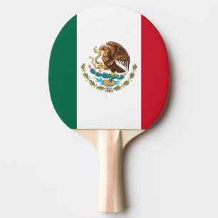 Raquette De Ping Pong Drapeau du Mexique, Bandera de la République mexic