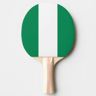 Raquette De Ping Pong Drapeau du Nigéria