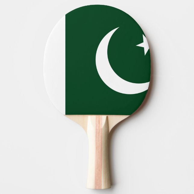 Raquette De Ping Pong Drapeau du Pakistan (Devant)