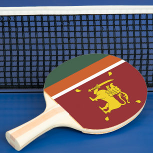 Raquette De Ping Pong Drapeau du Sri Lanka