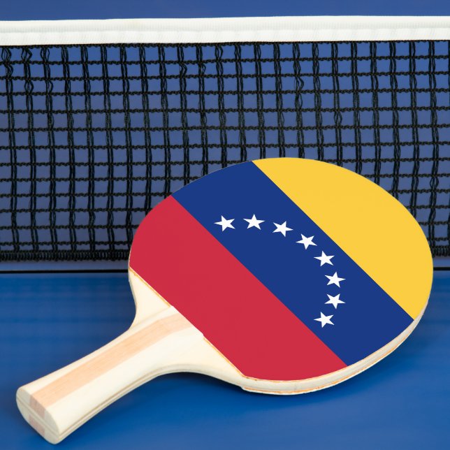 Raquette De Ping Pong Drapeau du Venezuela (Insitu)