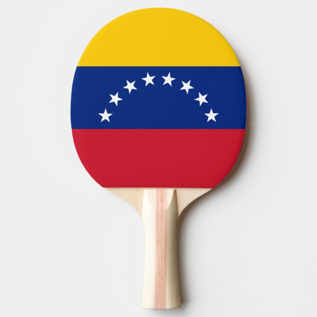 Raquette De Ping Pong Drapeau du Venezuela (Devant)