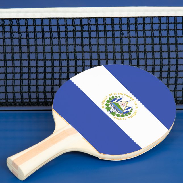Raquette De Ping Pong Drapeau El Salvador (Insitu)