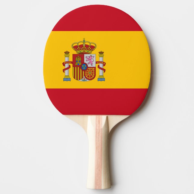 Raquette De Ping Pong Drapeau espagnol (Devant)