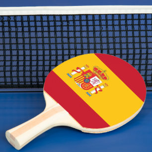 Raquette De Ping Pong Drapeau espagnol