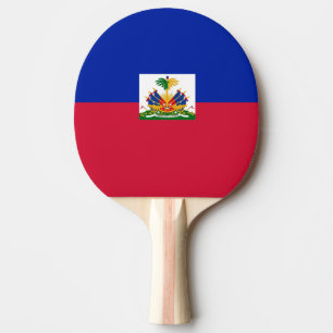 Raquette De Ping Pong Drapeau Haïti