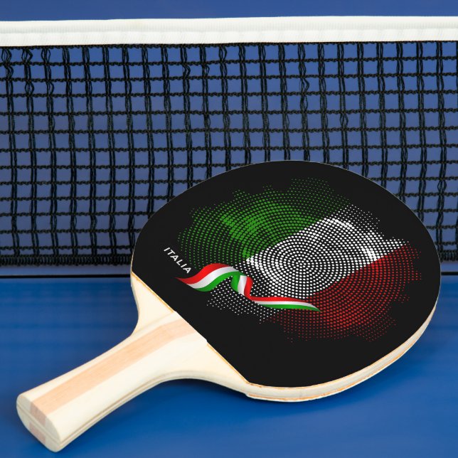 Raquette De Ping Pong Drapeau italien (Insitu)