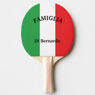 Raquette De Ping Pong Drapeau italien de l'Italie