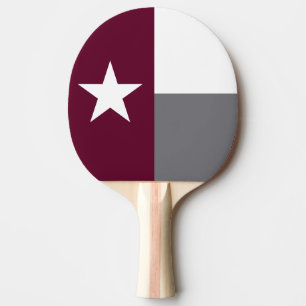 Raquette De Ping Pong Drapeau marron du Texas