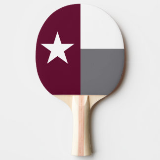 Raquette De Ping Pong Drapeau marron du Texas