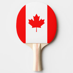 Raquette De Ping Pong Drapeau national patriotique du Canada