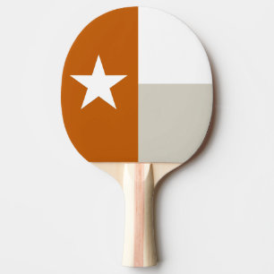 Raquette De Ping Pong Drapeau orange du Texas
