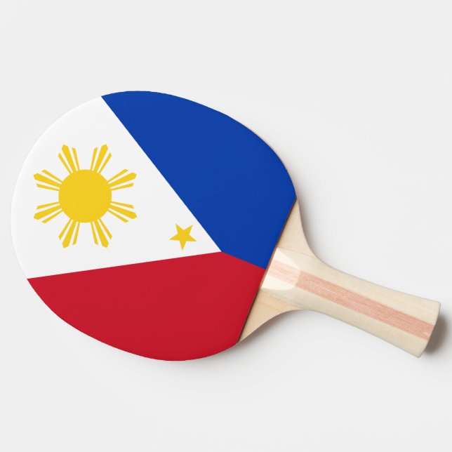 Raquette De Ping Pong Drapeau philippin des Philippines (Côté)