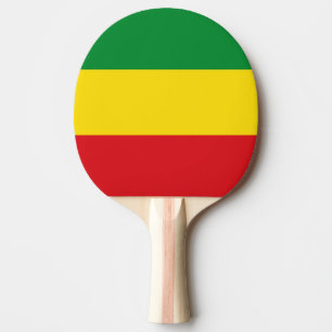 Raquette De Ping Pong Drapeau rastafarien Rasta Ethiopie